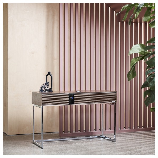 Ruark R810 High Fidelity Radiogram, Fused Walnut Lifestyle Environment
