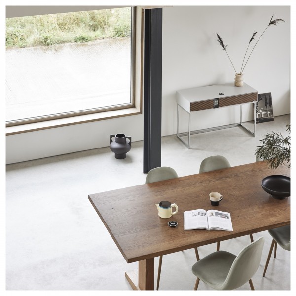 Ruark R810 High Fidelity Radiogram, Soft Grey in Sitting Room