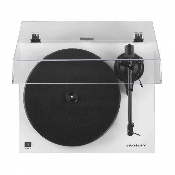 C6 Turntable, White - Top Open