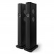 KEF LS60 Wireless Floorstanding Active Speakers (Pair), Carbon Black