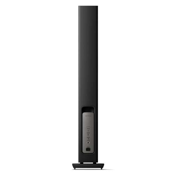 KEF LS60W Active Floorstanding Speakers (Pair), Carbon Black - rear