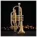 Student Cornet by Gear4music, Light Gold (atmosphere)