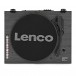Lenco LS-300 Turntable with Speakers Bundle, Black