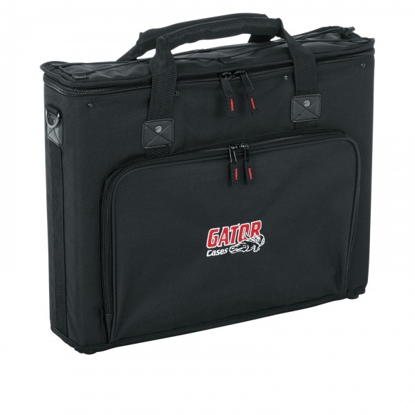 Gator GRB-2U Audio Rack Bag, 14'' x 19'' x 3.5'' - Front, Left