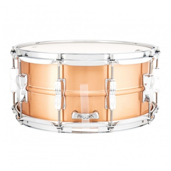 Ludwig Acro Copper 14 x 6.5'' Snare Drum - Tensioner Side
