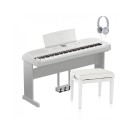 Yamaha DGX 670 Digital Piano Package, White