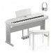 Yamaha DGX 670 Digital Piano Package, White