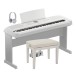 Yamaha DGX 670 Digital Piano Package, White