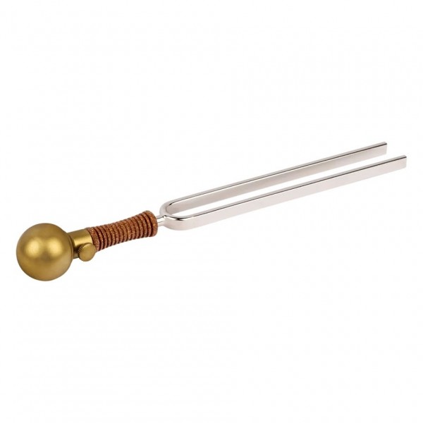 MEINL Sonic Energy Tuning Fork Vibration Foot Medium, Gold, 129 Grams - Mounted 1