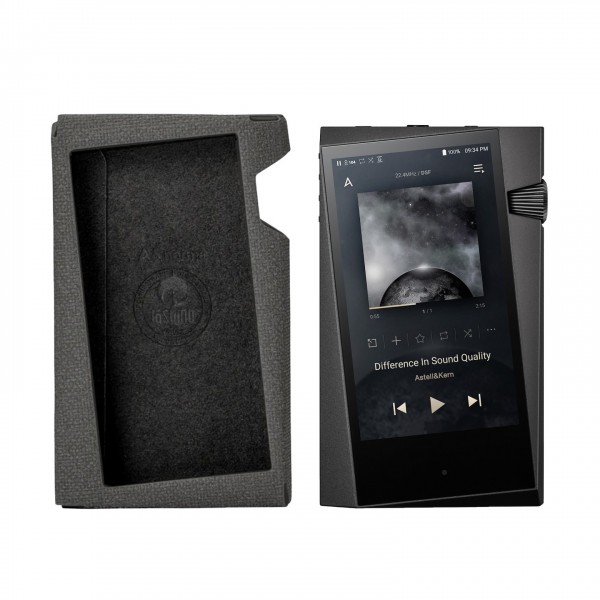 Astell&Kern A&norma SR35 Digital Audio Player with Grey Case Front View