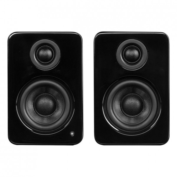 YU2 Speakers, Gloss Black - Front