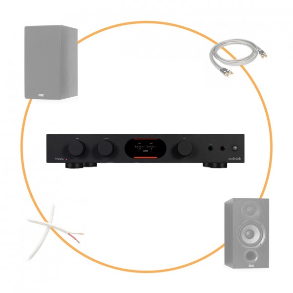 Audiolab 7000A & Elac Debut B5.2 Hi-Fi System Bundle Full View