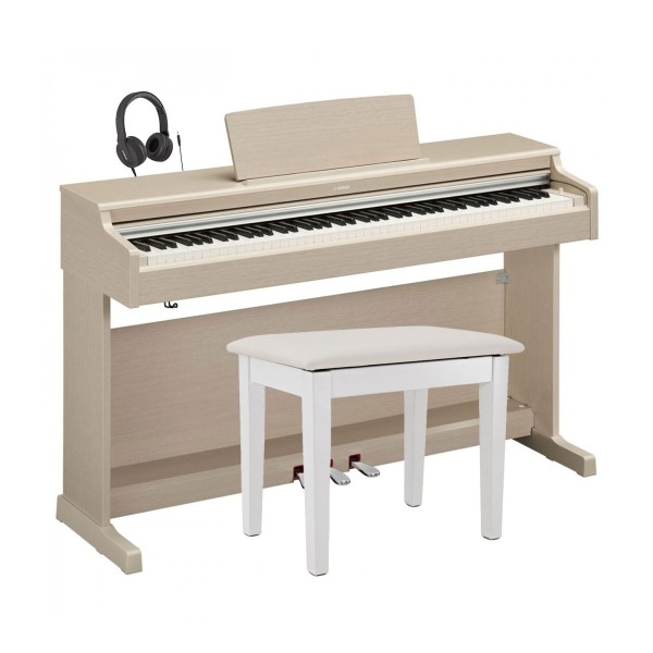 Yamaha YDP 165 Digital Piano Package, White Ash