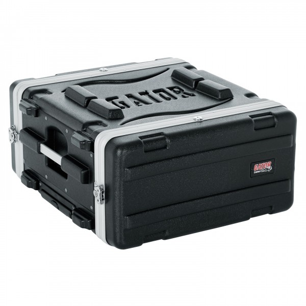 Gator GRR-4L Lockable Moulded Rolling Rack Case, 4U | Gear4music