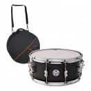 PDP 14" x 6.5" Maple Shell Snare & Gewa Case, Black Wax Finish