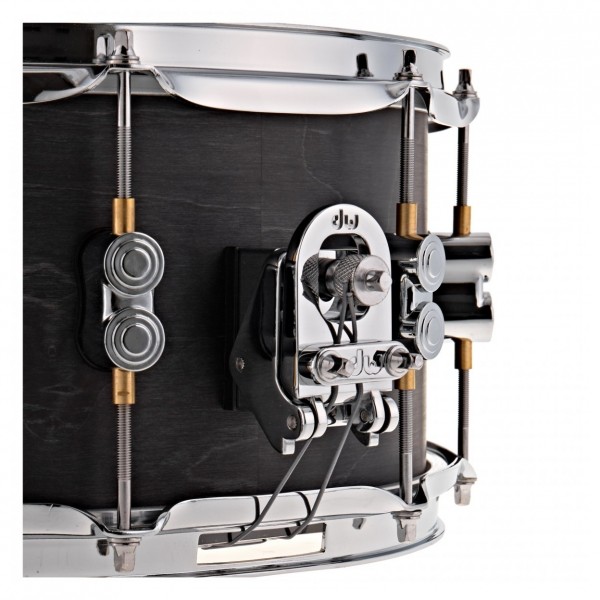 PDP 14" x 6.5" Maple Shell Snare & Gewa Case, Black Wax Finish
