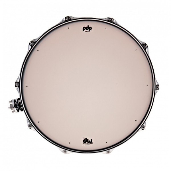 PDP 14" x 6.5" Maple Shell Snare & Gewa Case, Black Wax Finish