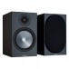 Monitor Audio Bronze 50 Bookshelf Speakers (Pair), Black Front View