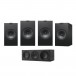 KEF Q350 5.0 Speaker Package, Black