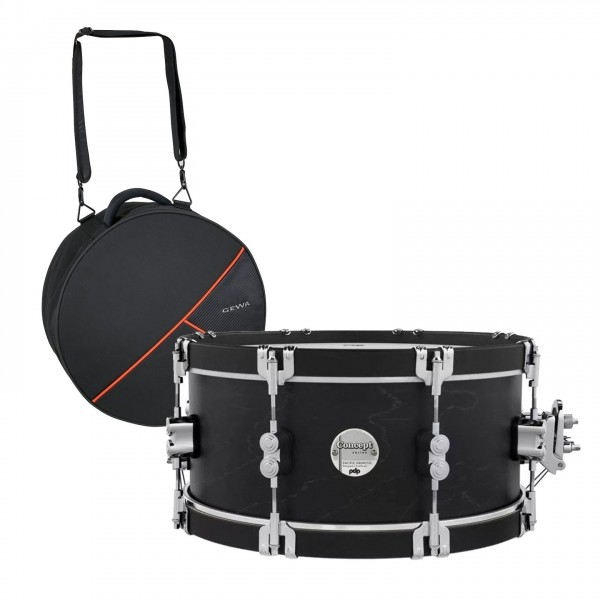 PDP by DW Concept Classic 14 x 6.5" Snare & Gewa Case, Ebony