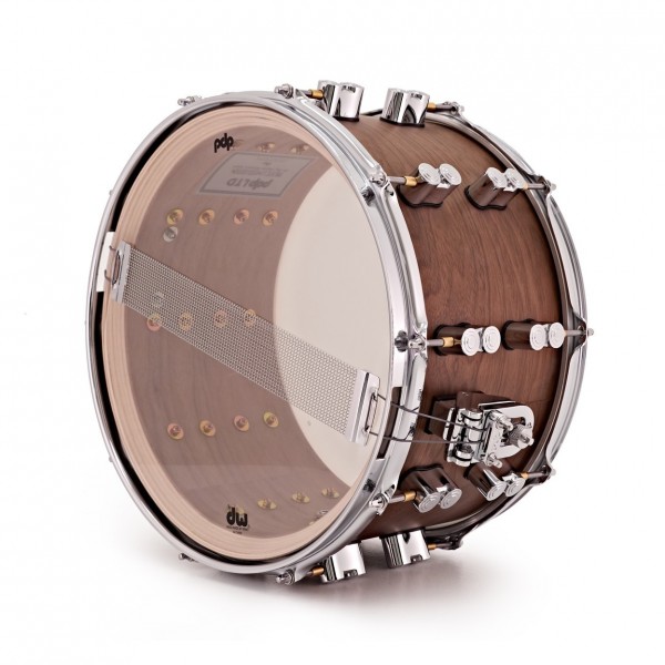 PDP 14'' x 8'' Limited Edition Snare & Gewa Case, Maple/Walnut