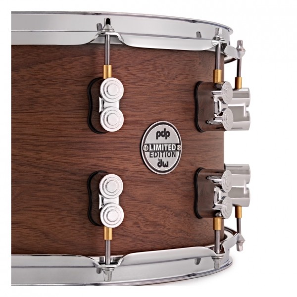 PDP 14'' x 8'' Limited Edition Snare & Gewa Case, Maple/Walnut