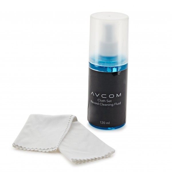 AVCOM Cloth and Fluid Record Cleaning Set