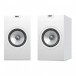 KEF Q150 Bookshelf Speakers (Pair), White Front View