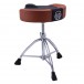 Mapex T855BR Saddle-Style Breathable Drum Throne, Brown Leatherette - Back