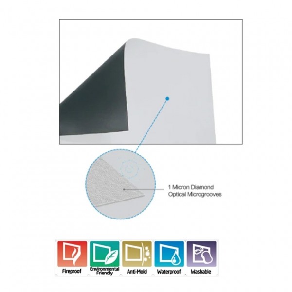 Sapphire 16:9 Fixed Frame Projector Screen, 106" - features