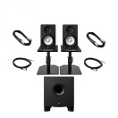 Yamaha HS5 con Subwoofer HS8S, Set de Estudio Completo