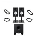 Yamaha HS7 Complete Studio Bundle with HS8S Subwoofer