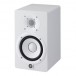Yamaha HS5 Complete Studio Bundle, White with HS8S Subwoofer - HS5W, Angled 2