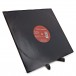 AVCOM Fold-Out Record Display Stand, Black