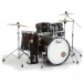 Pearl Roadshow 5-teiliges USA-Fusion-Drumset mit 3 Sabian-Becken, Garnet Fade