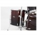Pearl Roadshow 5pc USA Fusion Kit w/3 Sabian Cymbals, Garnet Fade - Floor Tom