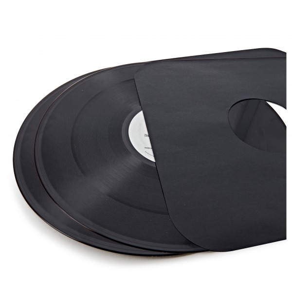 AVCOM Paper 12" Inner Sleeve, Black, Pack of 20