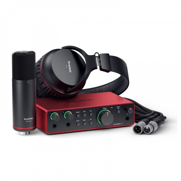 Focusrite Scarlett 2i2 Studio 4th Gen Recording Pack - Full Bundle