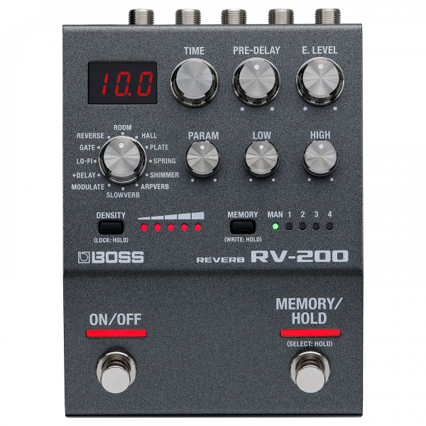 Boss RV-200 200 Series Reverb Pedal