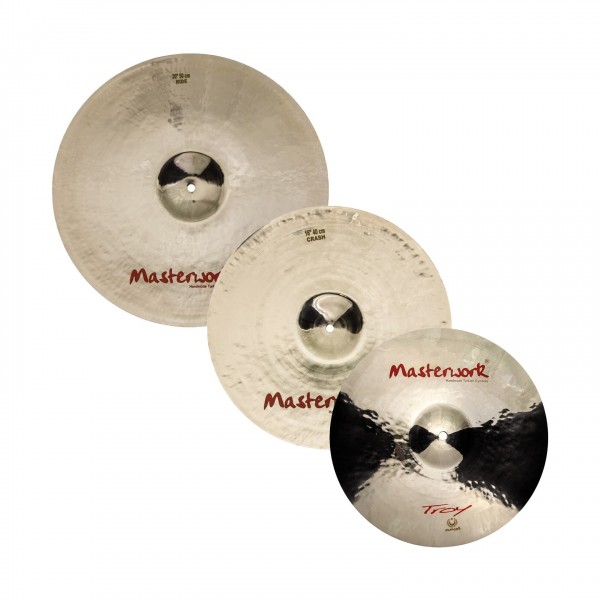 Masterwork Troy 3pc Cymbal Set