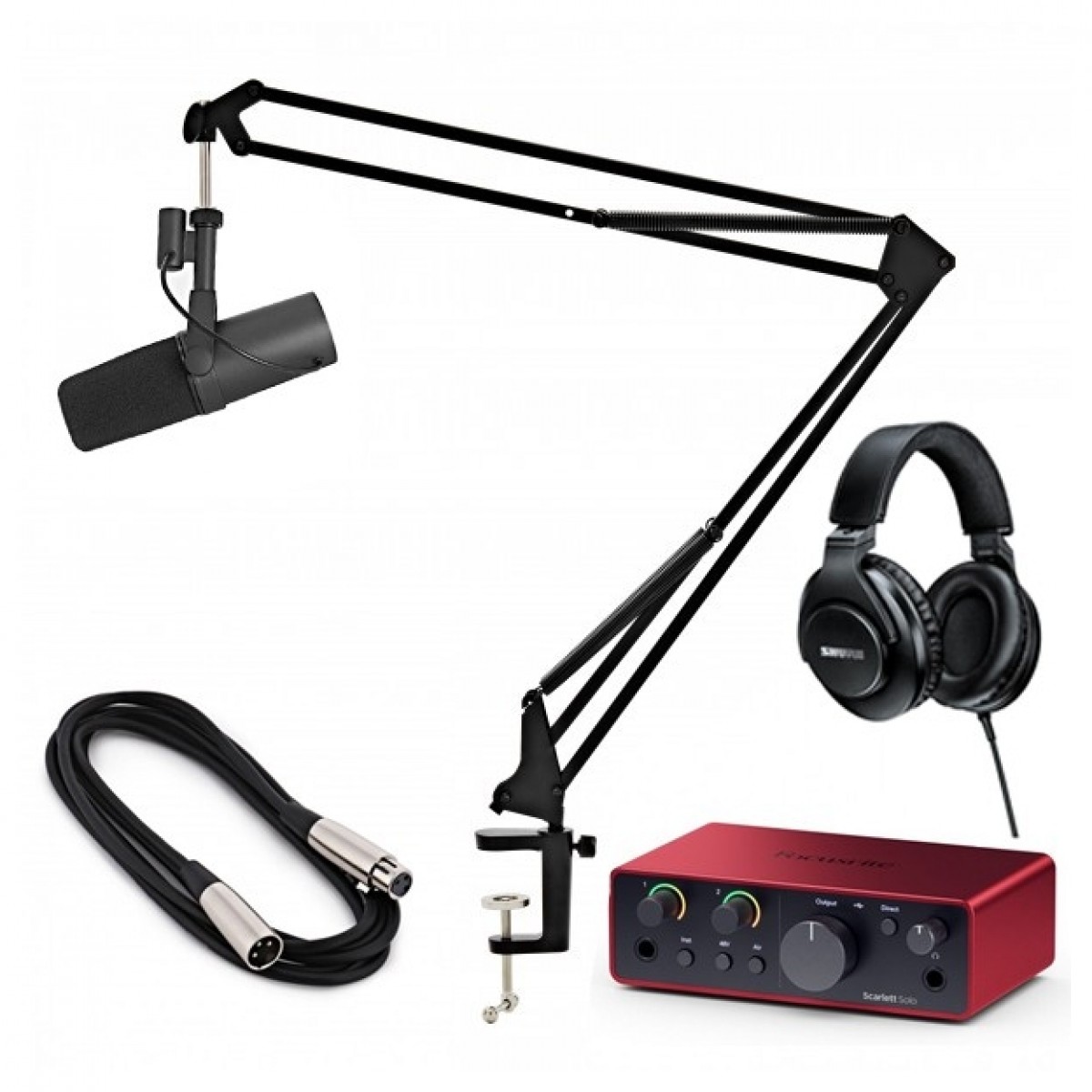 Shure SM7B Recording Package Gear4music