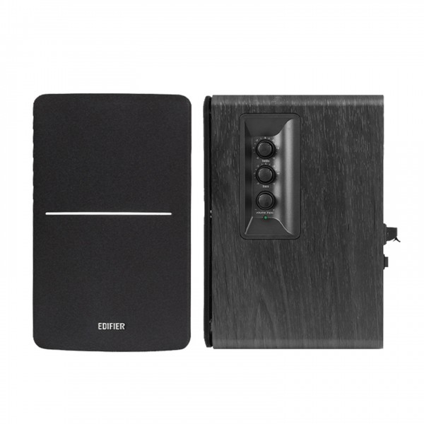 Edifier R1280DBS Active 2.0 BT Bookshelf Speakers (Pair), Black Side View