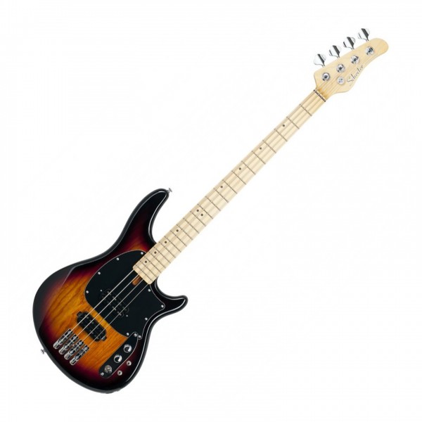 Schecter CV-4 Bass Guitar, 3-Tone Sunburst