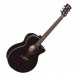Faith Eclipse Venus Cutaway Electro Acoustic, Black Front View