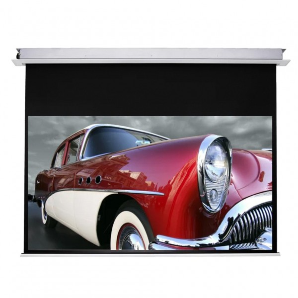 Sapphire Electric In Ceiling 16:9 Projector Screen, 77"