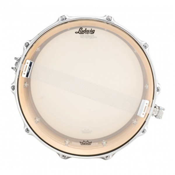Ludwig Acro Bronze 14 x 6.5'' Snare Drum - Snare Side