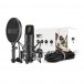 Rode NT1 Kit Studio Condenser Microphone Pack - Angled