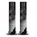 DALI Rubicon 6 C Active Floorstanding Speakers (Pair), Black