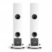 DALI Rubicon 6 C Active Floorstanding Speakers (Pair), White Back View