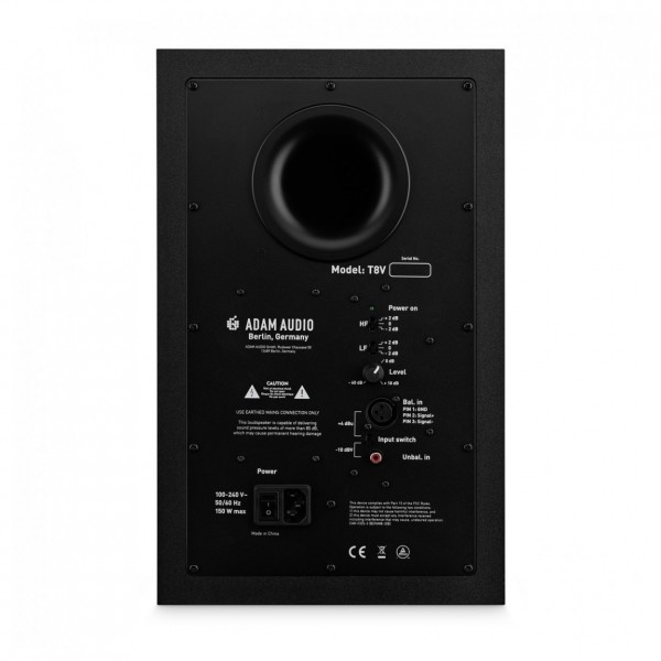 T8V Studio Monitor - Rear